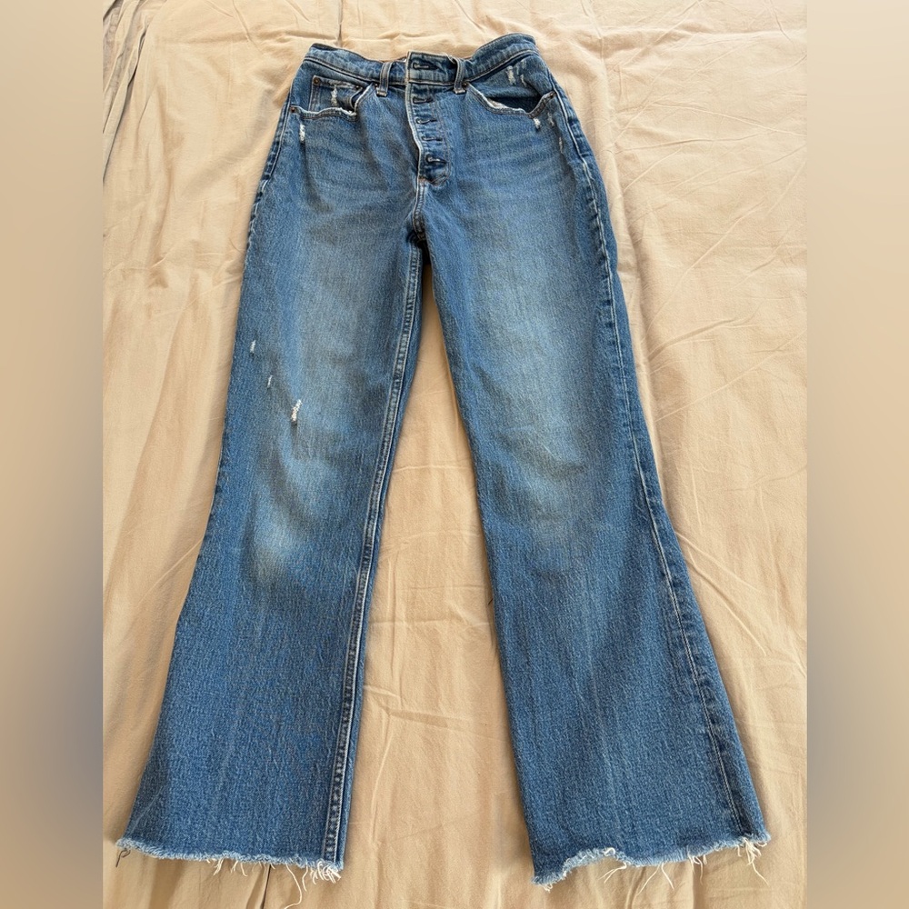 Abercrombie & Fitch Curve Love The Kick Flare Ultra High Rise 26/2